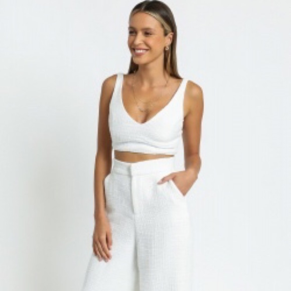 NWT ShowPo adelaide two piece set in white